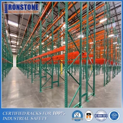 Convenient Installation Teardrop Pallet Racking System For Warehouse Storage - Ironstone