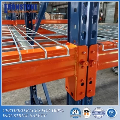 Convenient Installation Teardrop Pallet Racking System For Warehouse Storage