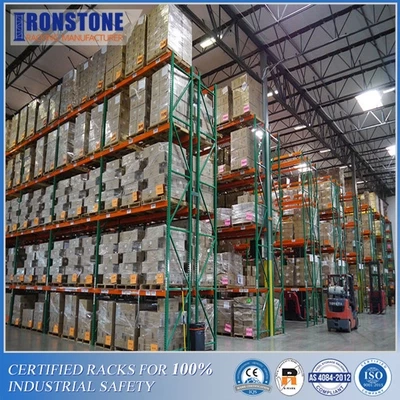 Self-Locking Teardrop Pallet Rack Step Beam - Ironstone