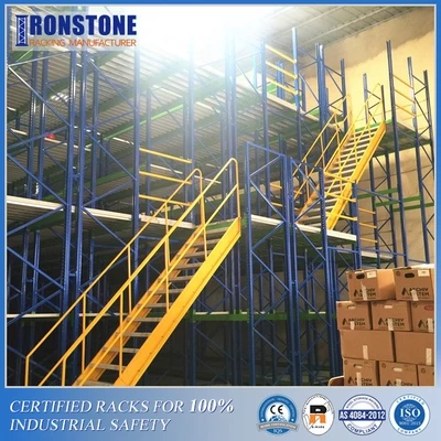 Multi-levels Storage & Hand Picking Rack Support Mezzanine