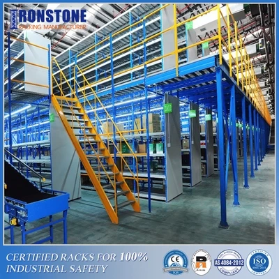 Multi-levels Storage & Hand Picking Rack Support Mezzanine