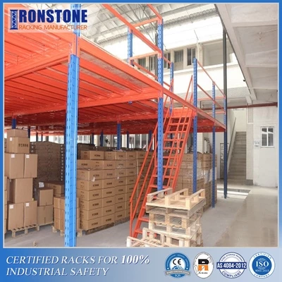 Custom Mezzanine Rack Optimizing Vertical Space  - Ironstone 