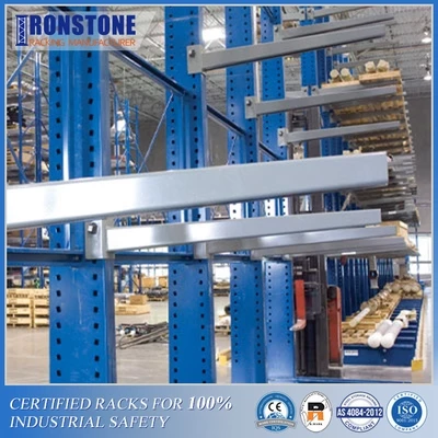 Industrial Customized Anti-Rust Cantilever Racking System For Storing Bulky Materials