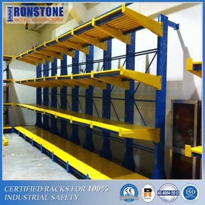 Flexible Extendable Cantilever Racking System For Vertical Warehouse Storage  - Ironstone 