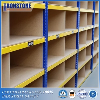 50mm Height Adjustable Steel Storage Warehouse Shelves Rack with Hand-loaded