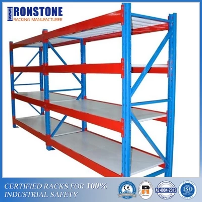 Integrated Easily Long Span Warehouse Steel Shelves WIth Excellent Quality and Services - Ironstone