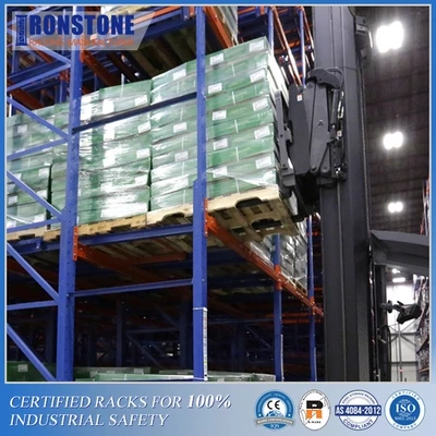 LIFO Gravity Push Back Racking System With Low Picking Time - Ironstone