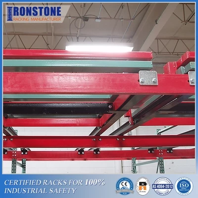 Advanced Gravity Push Back Racking System With Excellent Productivity