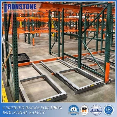 Maximise Space Push Back Pallet Rack For Easy Visual Inventory  - Ironstone 