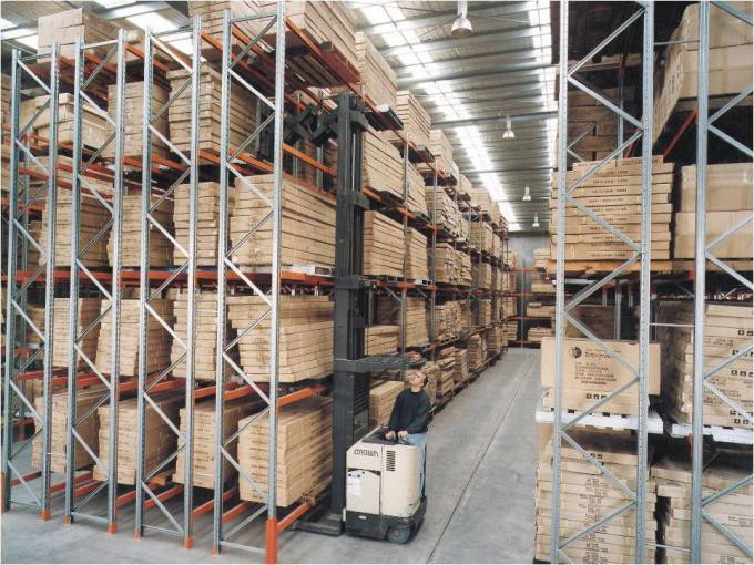 Safe And Secure Double Deep Pallet Rack with High Volume Storage