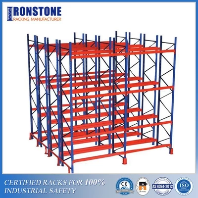 Q355 Steel Double Deep Pallet Rack With Doubled Storage Density