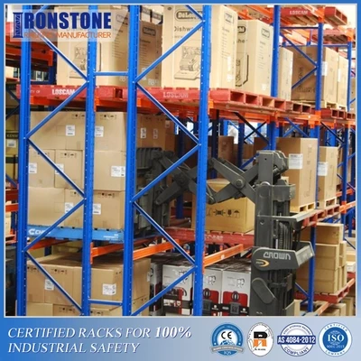 Back-to-back Double Deep Metal Steel Rack For Medium Volume Cargoes - Ironstone