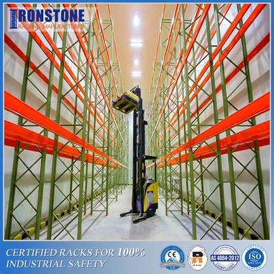 Double Deep Storage Metal Rack For Storing Identical Products  - Ironstone 